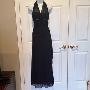 Black Halter Gown size 2.
